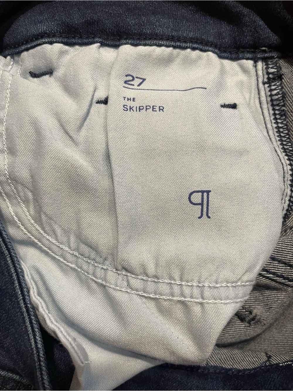 NWOT Pilcro Wide-Leg skipper Jeans in Dark Indigo - Picture 7 of 12